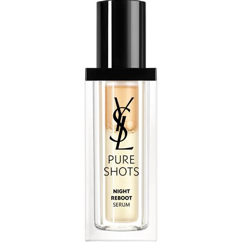 ysl beauty pure shots night reboot resurfacing serum|pure shots lines away serum.